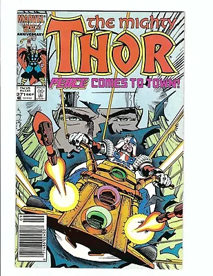 Buy Mighty Thor 371, VF/NM 9.0, 1st Justice Peace Of TVA, Loki MCU, Newsstand, 1986 • 8.29£