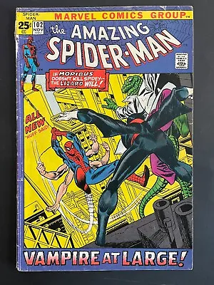 Buy Amazing Spider-Man #102 - Morbius Marvel 1971 Comics • 20.76£