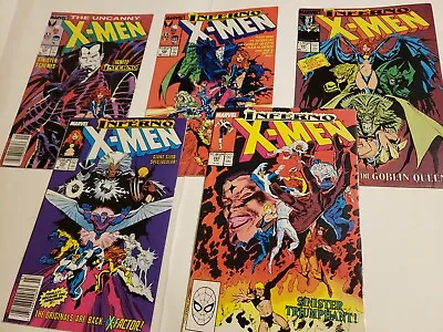 Buy The Uncanny X-Men #239-243 (Marvel Comics), 2nd Mr. Sinister, Inferno Storyline  • 40.18£