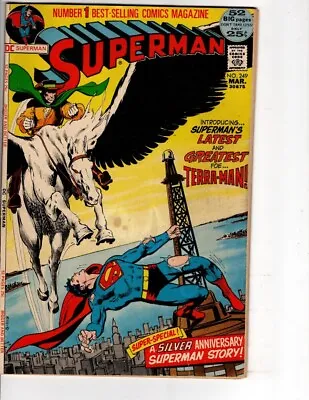 Buy Superman #249  Comic Book DC Comics 1972  VG • 11.85£