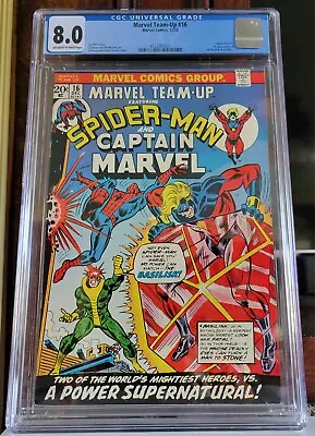Buy Marvel Team-up #16 Cgc 8.0 1st Basilisk Captain Marvel 1973 New Case Bronze Age  • 78.51£