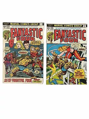 Buy Fantastic Four #129 And #133. Buscema, Key 1st And 2nd Appearance Thundra! 🔑🔥 • 15.76£