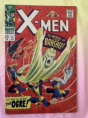 Buy Uncanny X-Men #28 1967 Key Marvel Comic Book 1st Full Appearance Of Banshee 4.0+ • 112.09£