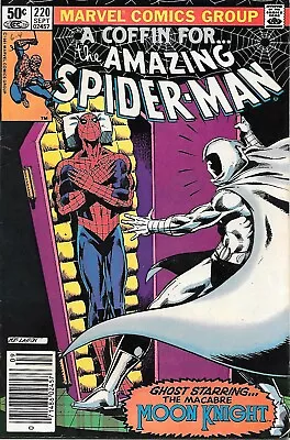 Buy The Amazing Spider-Man #220 Moon Knight • 11.06£