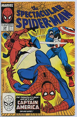 Buy SPECTACULAR SPIDER-MAN #138 - 9.0, WP - Captain America - 1st Tombstone • 6.32£