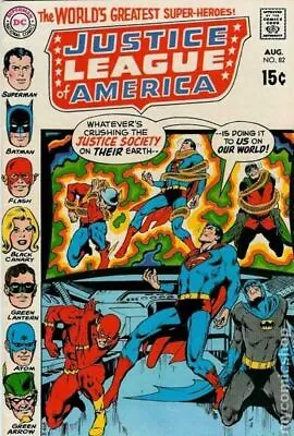 Buy Justice League Of America #82 VG- 3.5 1970 Stock Image • 10.31£