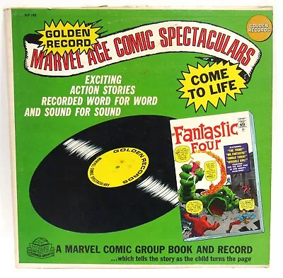 Buy Golden Record Marvel Age Comics Spectaculars Fantastic Four 1 1966 Record SLP185 • 279.79£