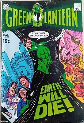 Buy Green Lantern #75 - VG/FN (5.0) - DC 1970 - Cents With UK Price Stamp - Kane Art • 10.99£