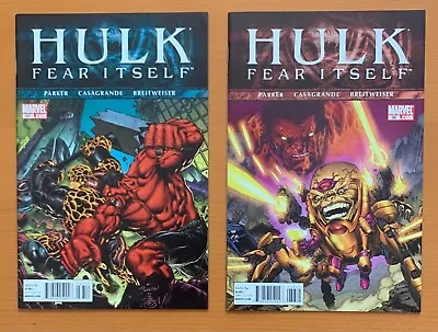 Buy Hulk #37 & 38 Fear Itself Tie-ins (Marvel 2011) 2 X VF+/- Comics • 12.71£