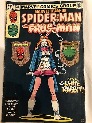 Buy Marvel Team Up Spider-Man And Frog-Man 131 First Appearance Of The White Rabbit  • 35£
