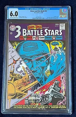 Buy Brave And The Bold #52 (Feb-Mar 64) ✨ Graded 6.0 O/W To W By CGC✔ 3 Battle Stars • 98.74£