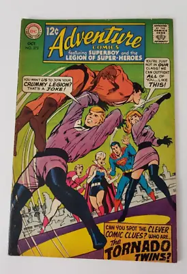 Buy Adventure Comics #373 -  (1968) - Silver Age - 1st Tornado Twins - Neal Adams • 7.98£