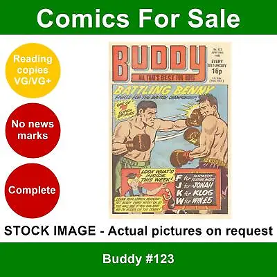 Buy Buddy #123 Comic 18 June 1983 VG/VG+ DC Thomson • 4.99£