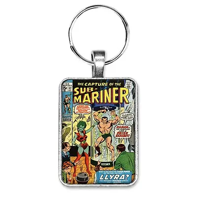 Buy Sub-Mariner #32 Cover Pendant Key Ring Or Necklace Classic Marvel Comic Jewelry • 12.38£