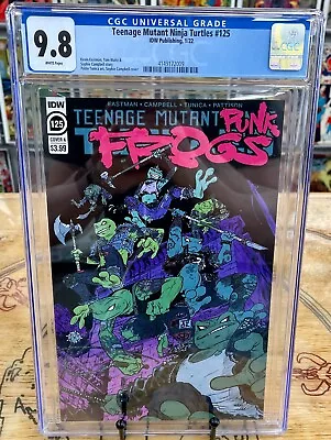 Buy TEENAGE MUTANT NINJA TURTLES #125 Vol #5 CGC 9.8 First Punk Frogs - Key Issue • 61.83£