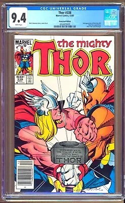 Buy Thor #338 (1983) CGC 9.4  WP  Simonson  Beta Ray Bill    NEWSSTAND  • 47.39£