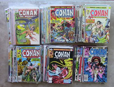 Buy Conan The Barbarian # 9 To 261  Bronze Age LOT OF 93 COMIC BOOKS • 197.57£
