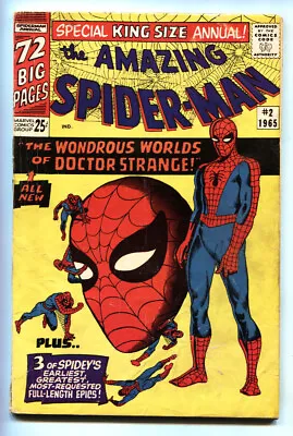 Buy AMAZING SPIDER-MAN ANNUAL #2 Comic Book-1965-DOCTOR STRANGE- VG • 140.53£
