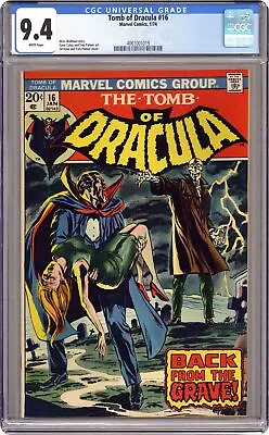 Buy Tomb Of Dracula #16 CGC 9.4 1974 4061001019 • 176.13£
