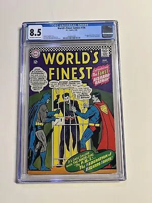 Buy Worlds Finest Comics 156 Cgc 8.5 Ow/w Dc 1966  • 301.31£