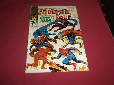 Buy BX6 Fantastic Four #73 Marvel 1968 Comic 1.0 Silver Age (Tape Back Cover) • 18.03£