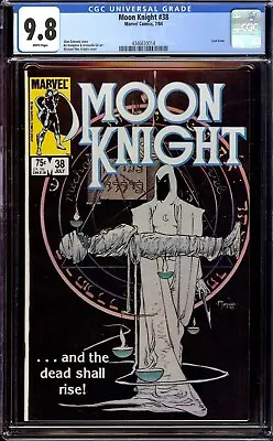 Buy Moon Knight #38...CGC 9.8 NM/M...Last Issue. Tough Black Kaluta Cover • 118.76£