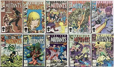 Buy The New Mutants, 10 Issue Bundle, Inc #45, 1986-89, Rare, Good, Bagged & Boarded • 29.99£