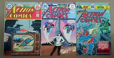 Buy Action Comics #442 445 & 458 - Lot Of 3! Superman Flash #123 Cover Swipe Martian • 23.64£