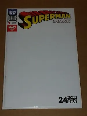 Buy Superman Blank #1 24 Hour Comics Day Variant Nm+ 9.6 Or Better 2018 Dc Universe • 7.99£