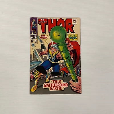 Buy The Mighty Thor #144 1967 FN+ Cent Copy *Slight Tear In Left Middle Back Cover* • 60£