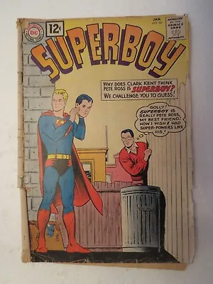 Buy SUPERBOY #94 Jan. 1962 DC Comics 1st Superboy Revenge Squad • 5.56£