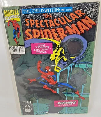 Buy Spectacular Spider-man #178 Kafka (queen Goblin) & Ravencroft 1st App *1991* 6.5 • 6.37£