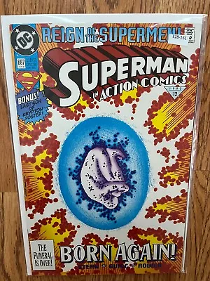 Buy Action Comics Vol.1 #687 1993 High Grade 9.4 DC Comic Book E28-161 • 7.90£