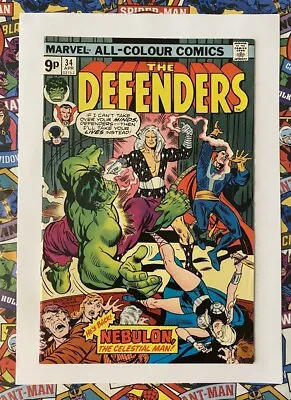 Buy The Defenders #34 - Apr 1976 - Nebulon Appearance! - Vfn+ (8.5) Pence! • 8.99£