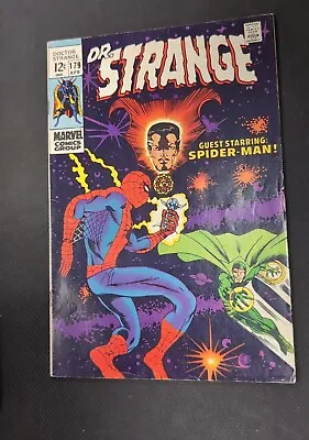 Buy DOCTOR STRANGE #179 Marvel Comics 1969 Spider-Man Xandu App Steve Ditko Art  VF- • 38.13£