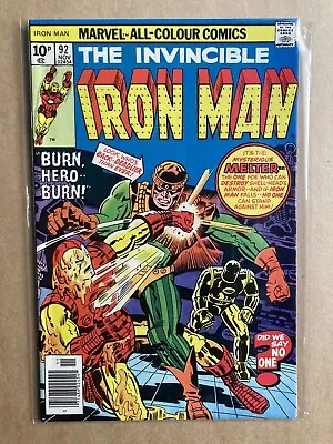 Buy Iron Man 92 Marvel 1976 Lovely Condition  • 3£