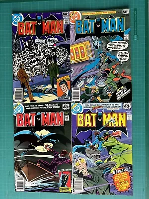 Buy Batman #304, 305, 306 & 307 (1978) VF- Off White Pages Black Spider & Lucius Fox • 20£