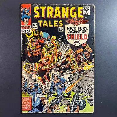Buy Strange Tales 142 Silver Age Marvel 1966 Stan Lee Comic Jack Kirby Steve Ditko • 11.82£