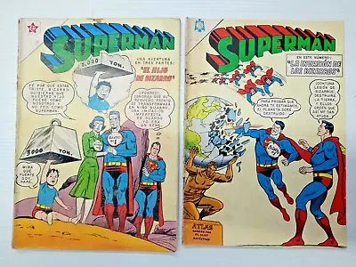 Buy Lot Of 2 Superman  (# 140.169) 1960. Superman #299.504. Bizarro.mexican. Novaro. • 58.57£