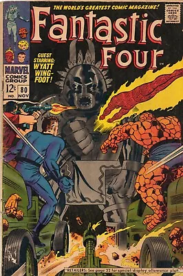Buy Fantastic Four #80 1968 Low Grade • 7.92£