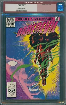 Buy Daredevil #190 1983 CGC 9.4 OW-W Pages! • 36.49£