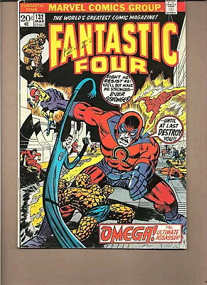 Buy Fantastic Four #132 1973 -medusa Joins 'omega' Thomas/buscema...vg- • 9.63£