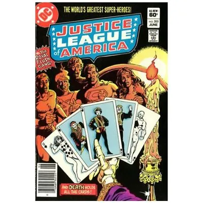 Buy Justice League Of America (1960 Series) #203 Newsstand In F +. DC Comics [c  • 4.60£