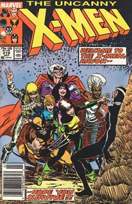 Buy Uncanny X-Men, The #219 (Newsstand) FN; Marvel | Chris Claremont Havok - We Comb • 4.78£