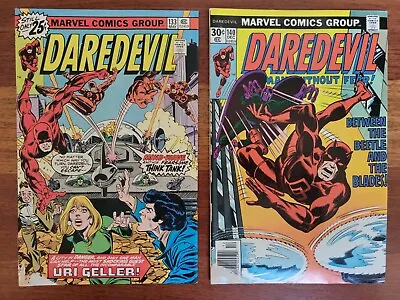 Buy Daredevil #133 And 140 Marvel Bronze Age Comics 1976 *Corner Damage,  See Pics • 11.12£