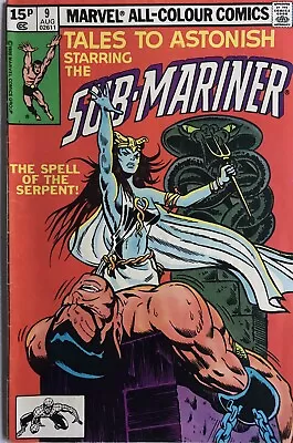 Buy Tales To Astonish Starring The Sub-Mariner #9 F+ Aug 80 The Spell Of The Serpent • 4.75£