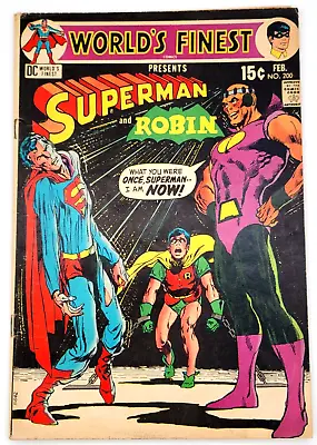 Buy World's Finest Comics #200 (1971) / Fn / Superman Robin Neal Adams Cover Bronze • 23.55£