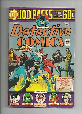 Buy DETECTIVE COMICS #443  Batman, Creeper, Robin, The Spectre 5.5 FN-, DC • 12.16£