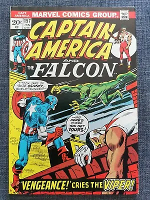 Buy 1972 Captain America 157 Marvel Comics • 34.31£