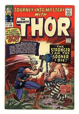 Buy Thor Journey Into Mystery #114 VG- 3.5 1965 1st App. Absorbing Man • 83.92£